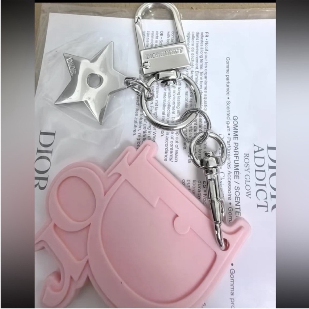 Dior Pink Keychain Charm - Picture 6 of 8